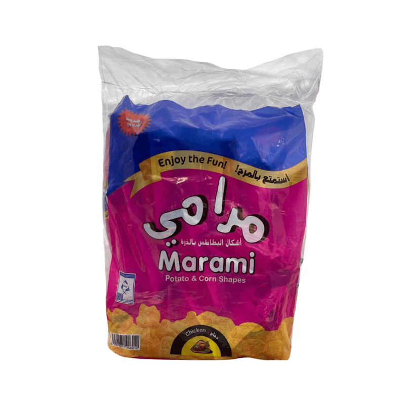 مرامي اشكال البطاطس بالذرة دجاج 10جم — شدة*18