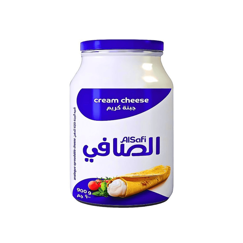 الصافي شبية الجبن المعامل للدهن طعم كريمي 900 جم