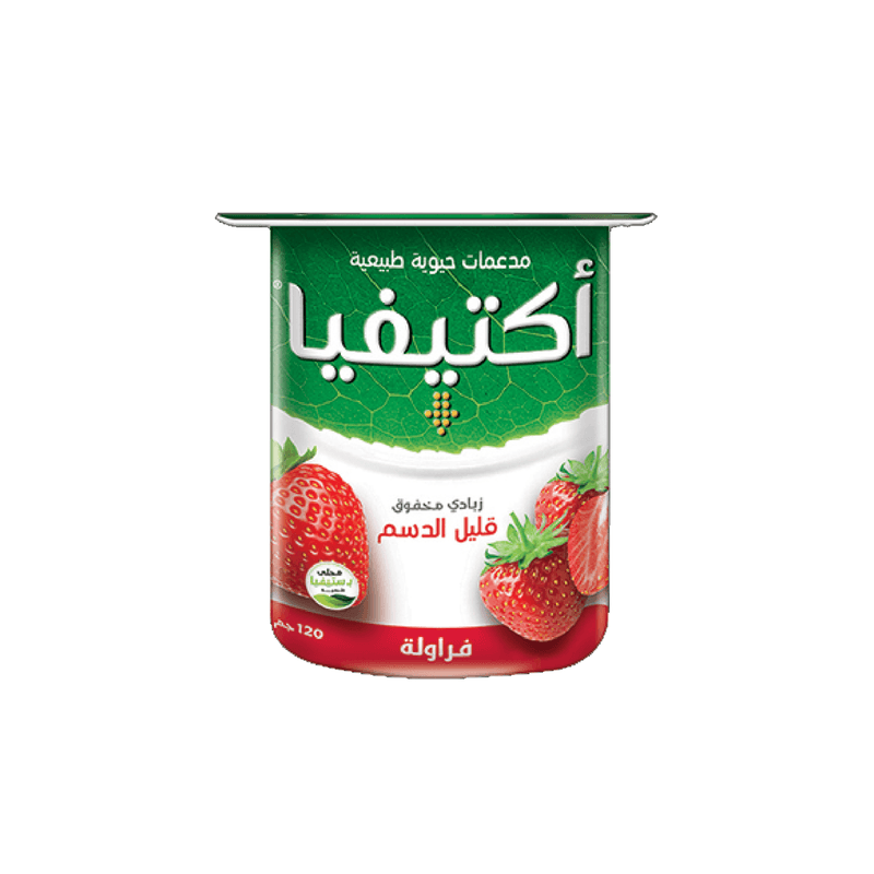 الصافي اكتيفيا زبادي قليل الدسم فراولة 120جم