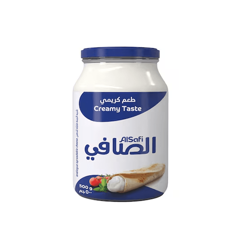 الصافي شبية الجبن المعامل للدهن طعم كريمي 500 جم