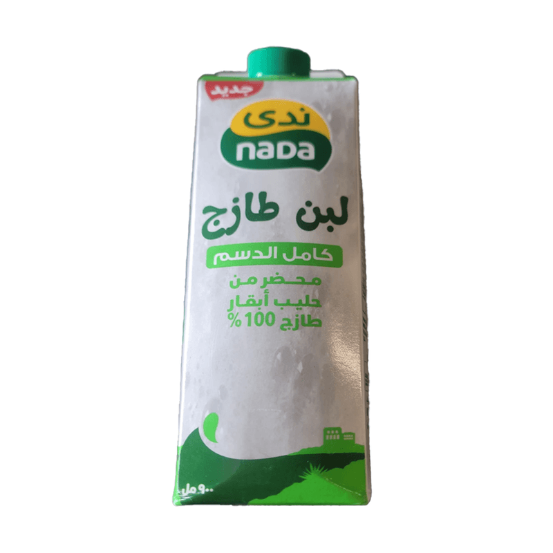 ندى لبن كامل الدسم 900مل