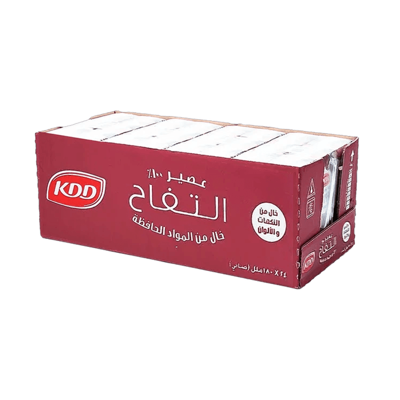 كي دي دي عصير تفاح 180مل — كرتون24