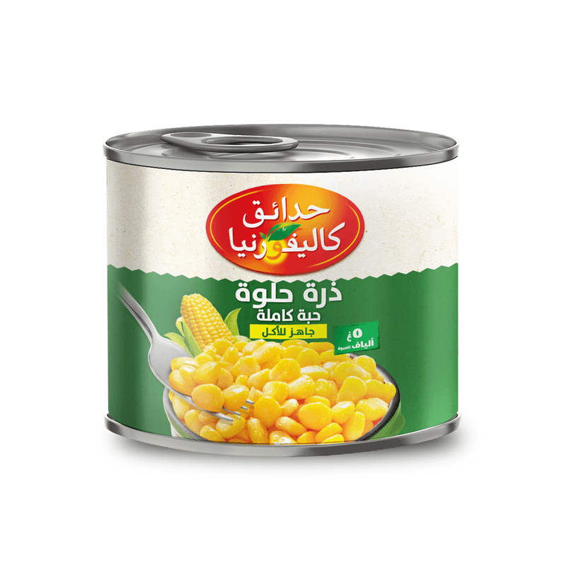 حدائق كالفورنيا ذرة حلوة حبة كاملة 200جم