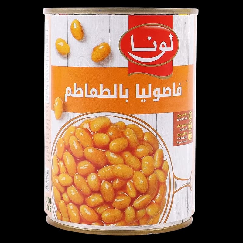 لونا فاصوليا بالطماطم 380 جم