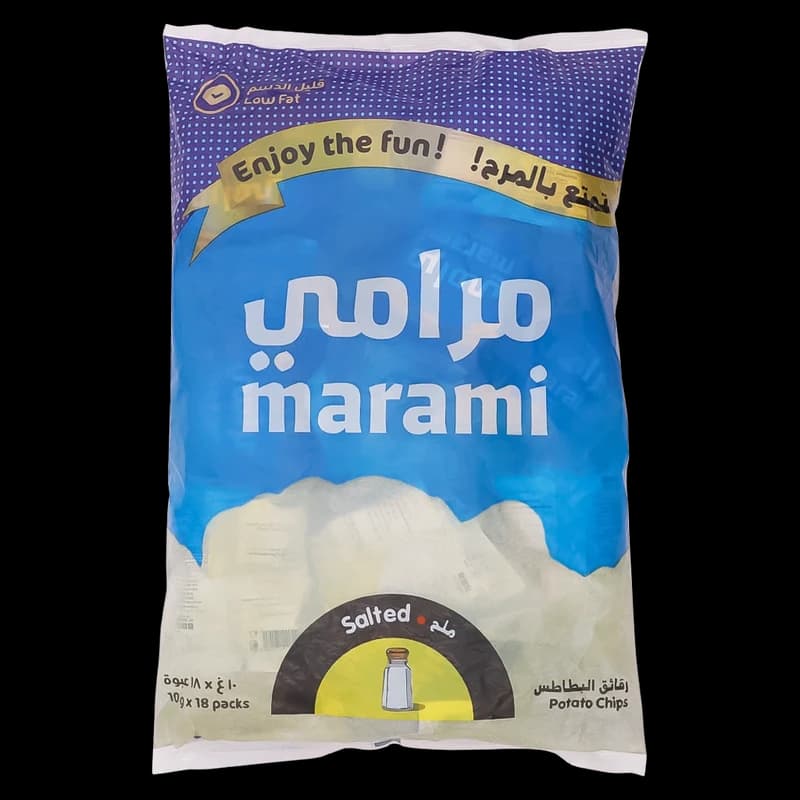 مرامي بطاطس ملح 10جم — شدة*18
