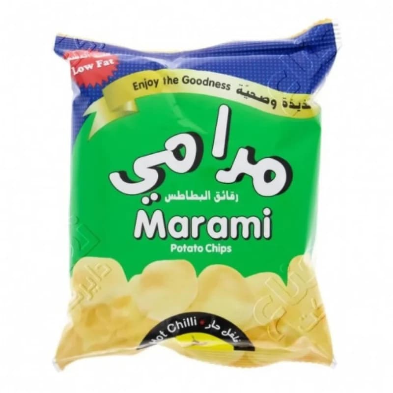مرامي رقائق فلفل حار 10جم