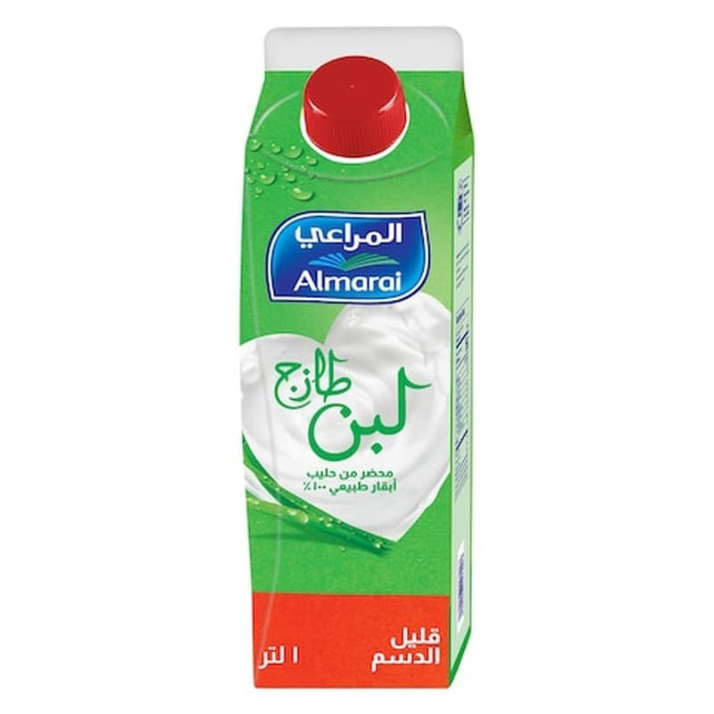 المراعي لبن طازج قليل الدسم 1 لتر
