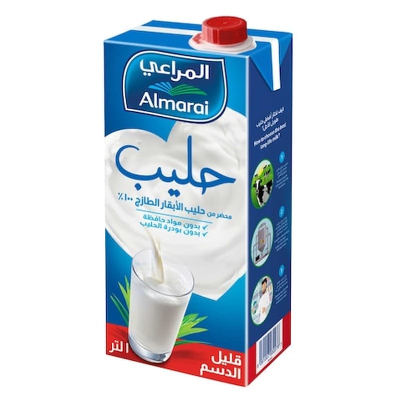 المراعي حليب قليل الدسم ف 1لتر