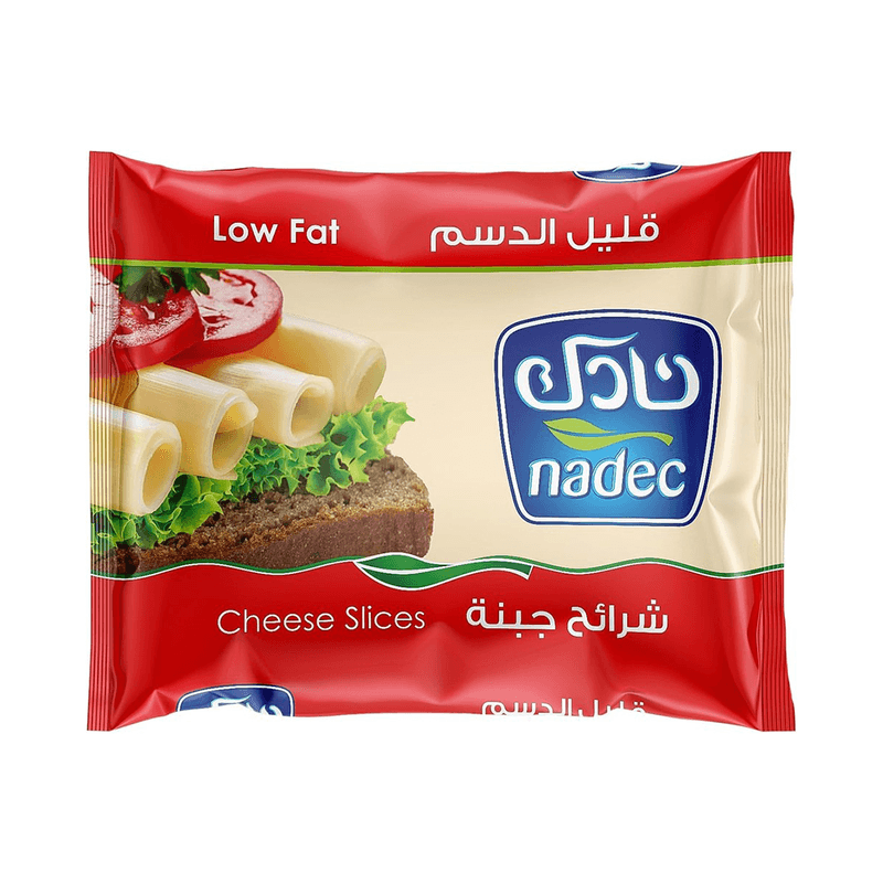 نادك شرائح جبنة قليلة الدسم 10 شرائح 200 جم