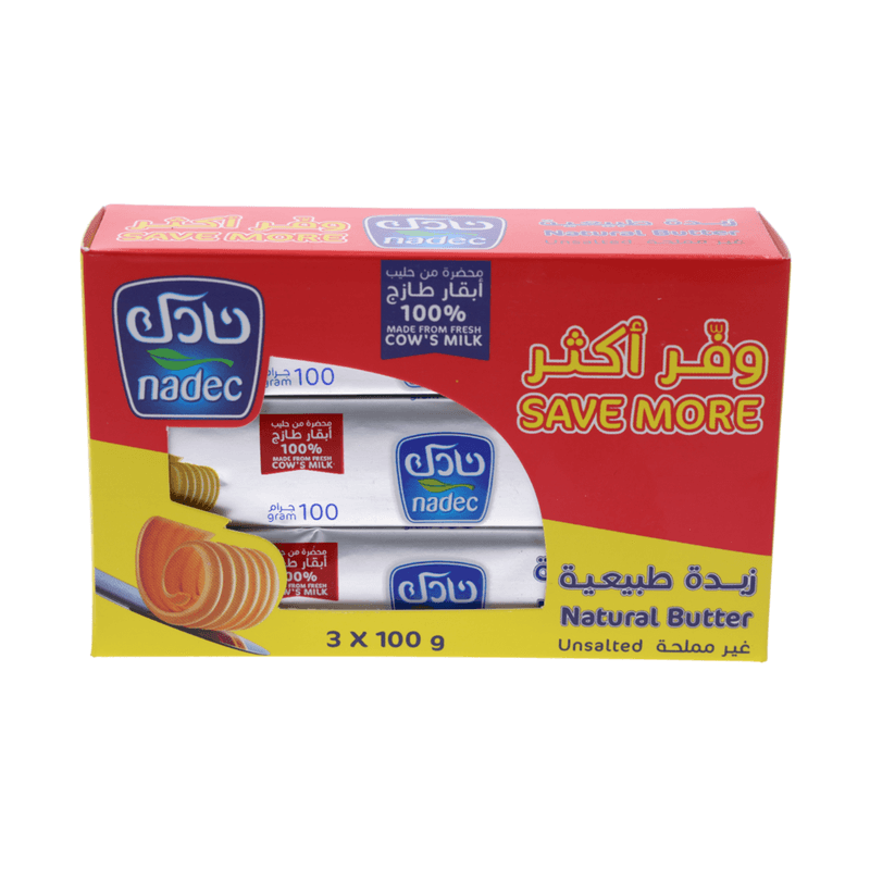 نادك زبدة غير مملحة 100 جم — شدة*3
