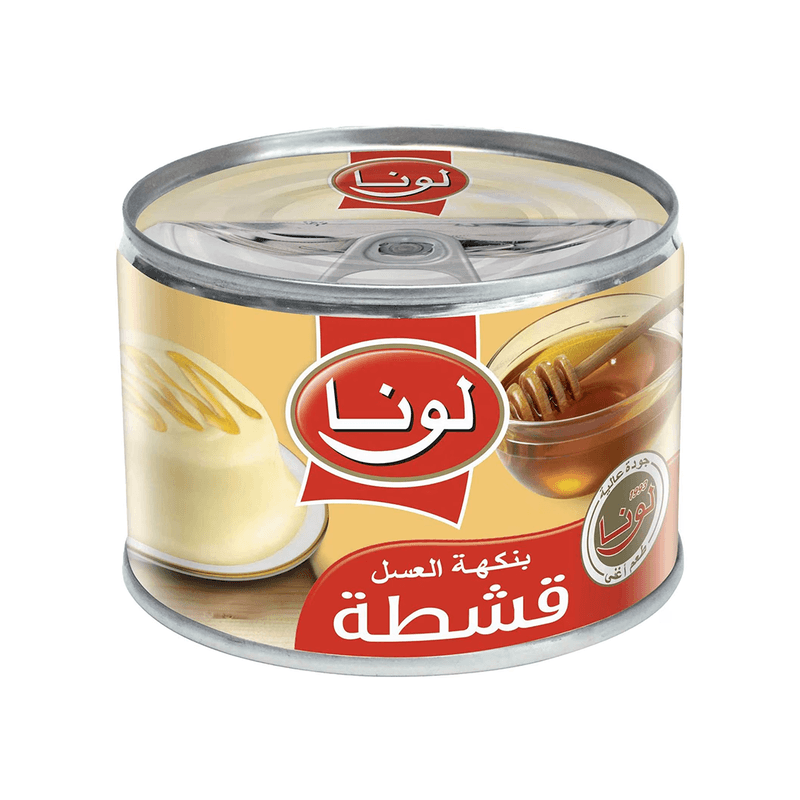 قشطة لونا  بنكهة العسل  دهن نباتي 155 جم