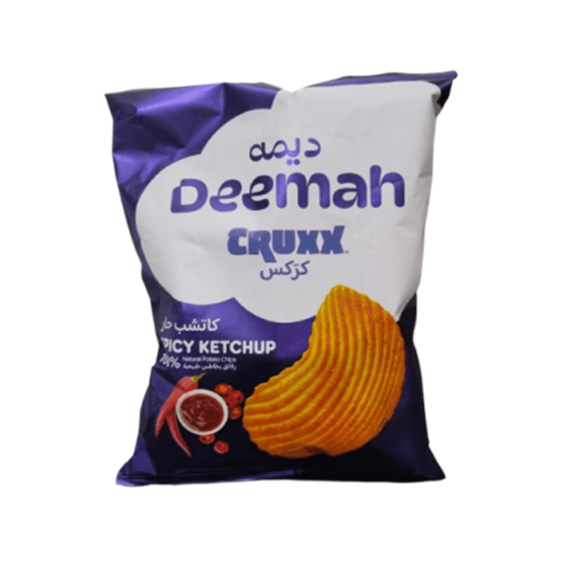 ديمة بطاطس كركس كاتشب حار 23 جم — شدة*12