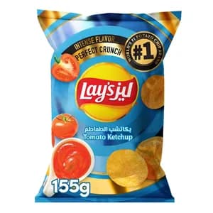 ليز رقائق البطاطس بالكاتشب 155-165 جم
