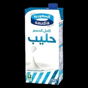 السعودية حليب كامل الدسم 1 لتر